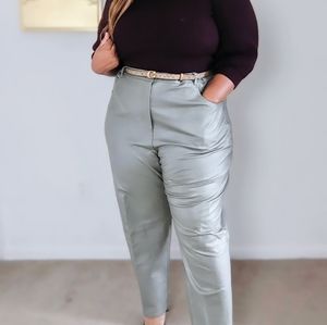 Allison Woods Genuine Leather Pants